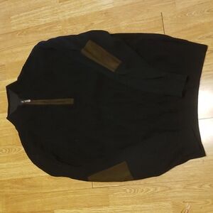Alex Cannon black quarter zip sweater size large